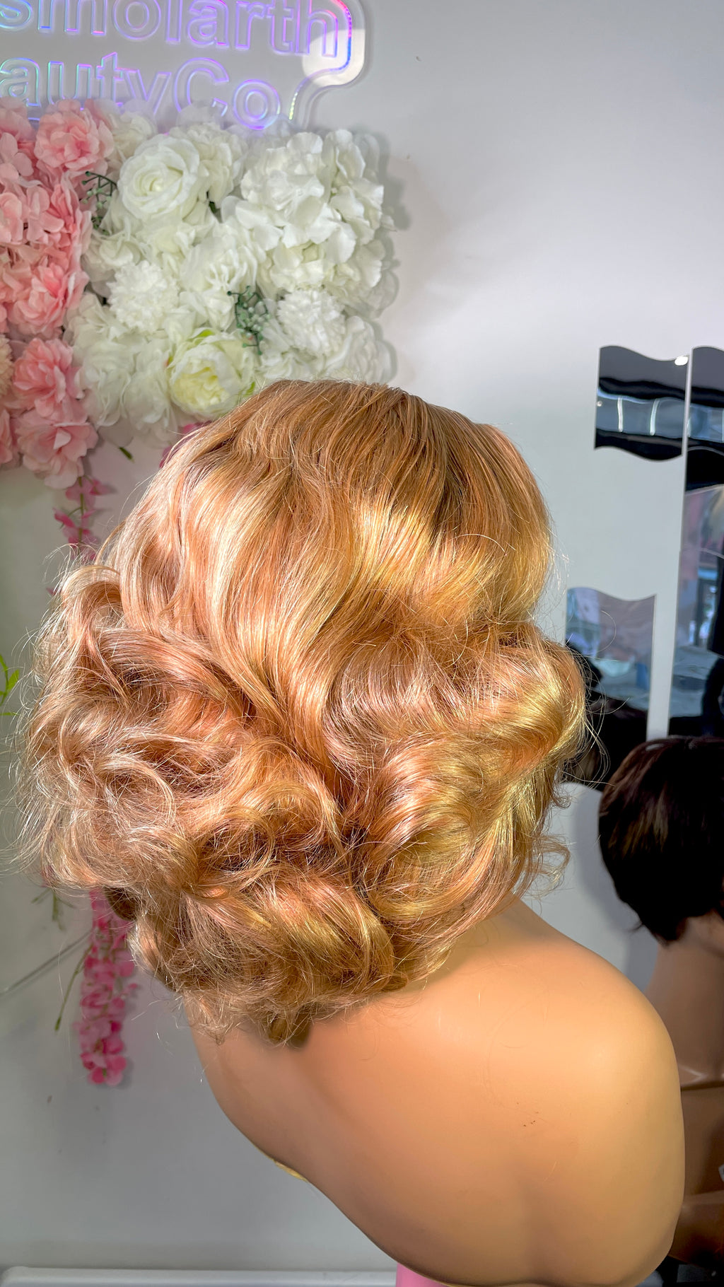 Wig Becky 100% human hair bouncy Unit