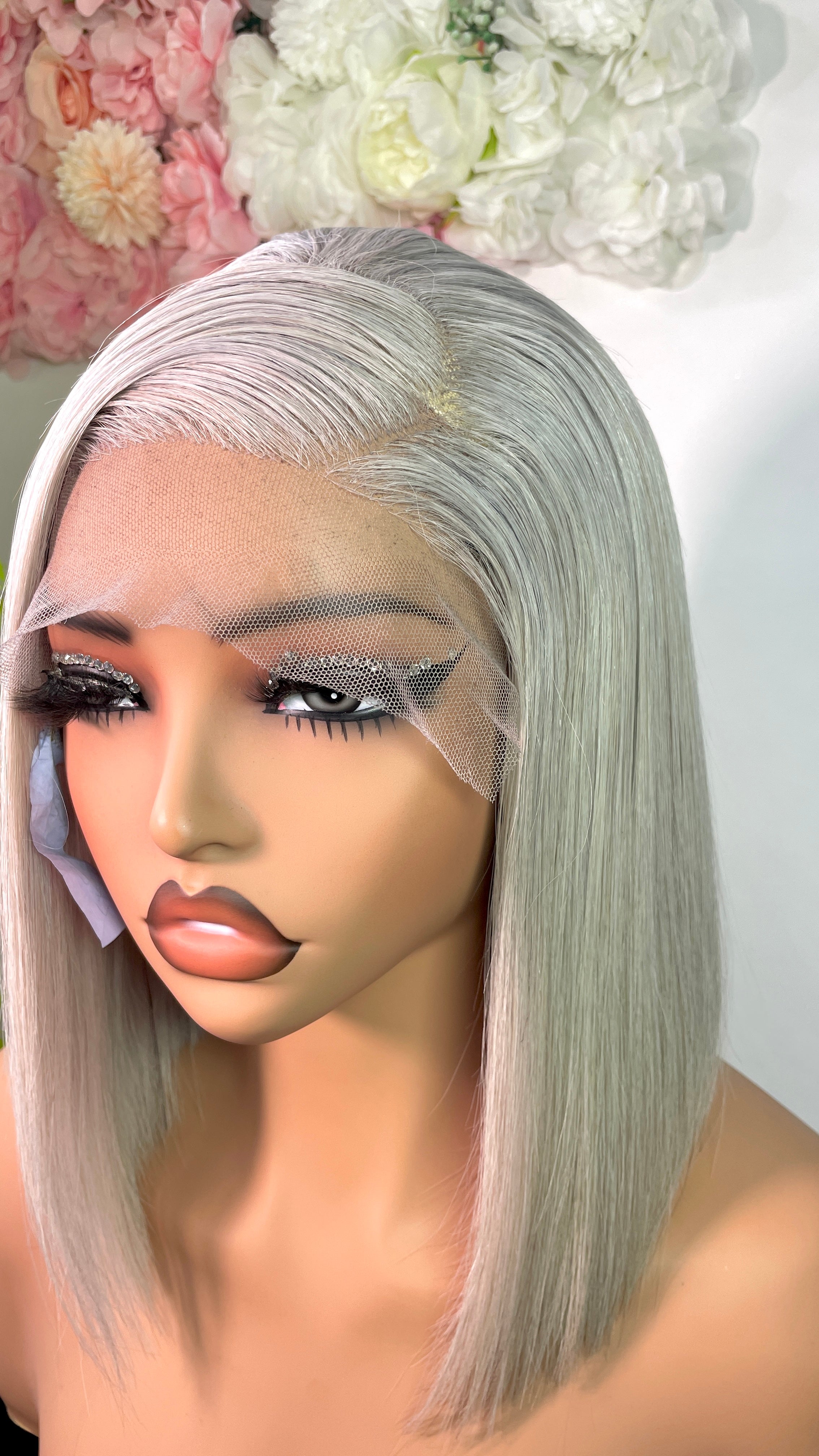 Wig Avee 10 Inches Bone Straight Human Hair