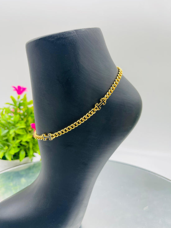 Non tarnish fashion anklet