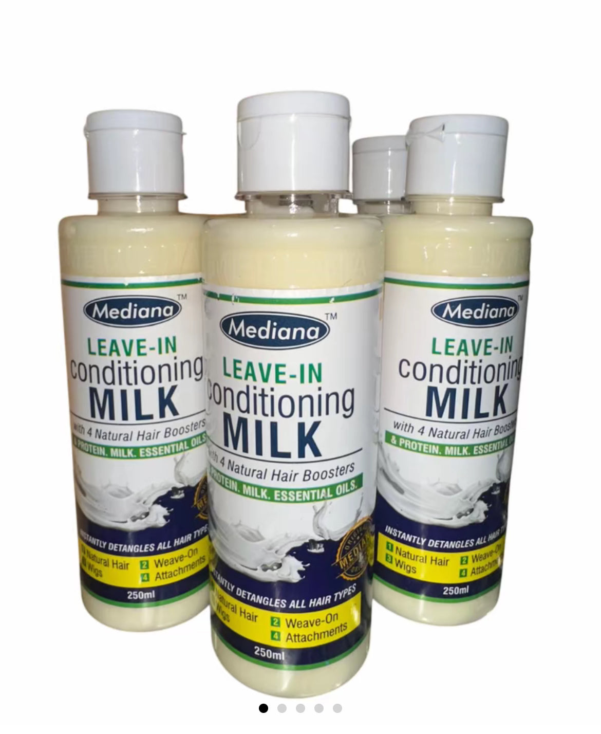 Conditioning milk for water curly hairs