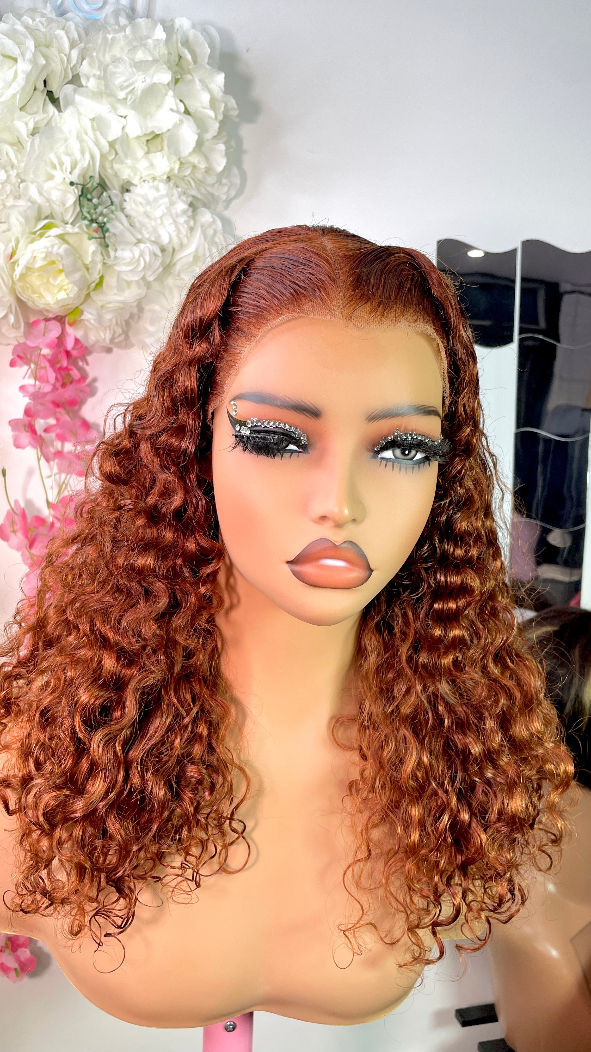 Wig Ashley water Curls 100% human hair