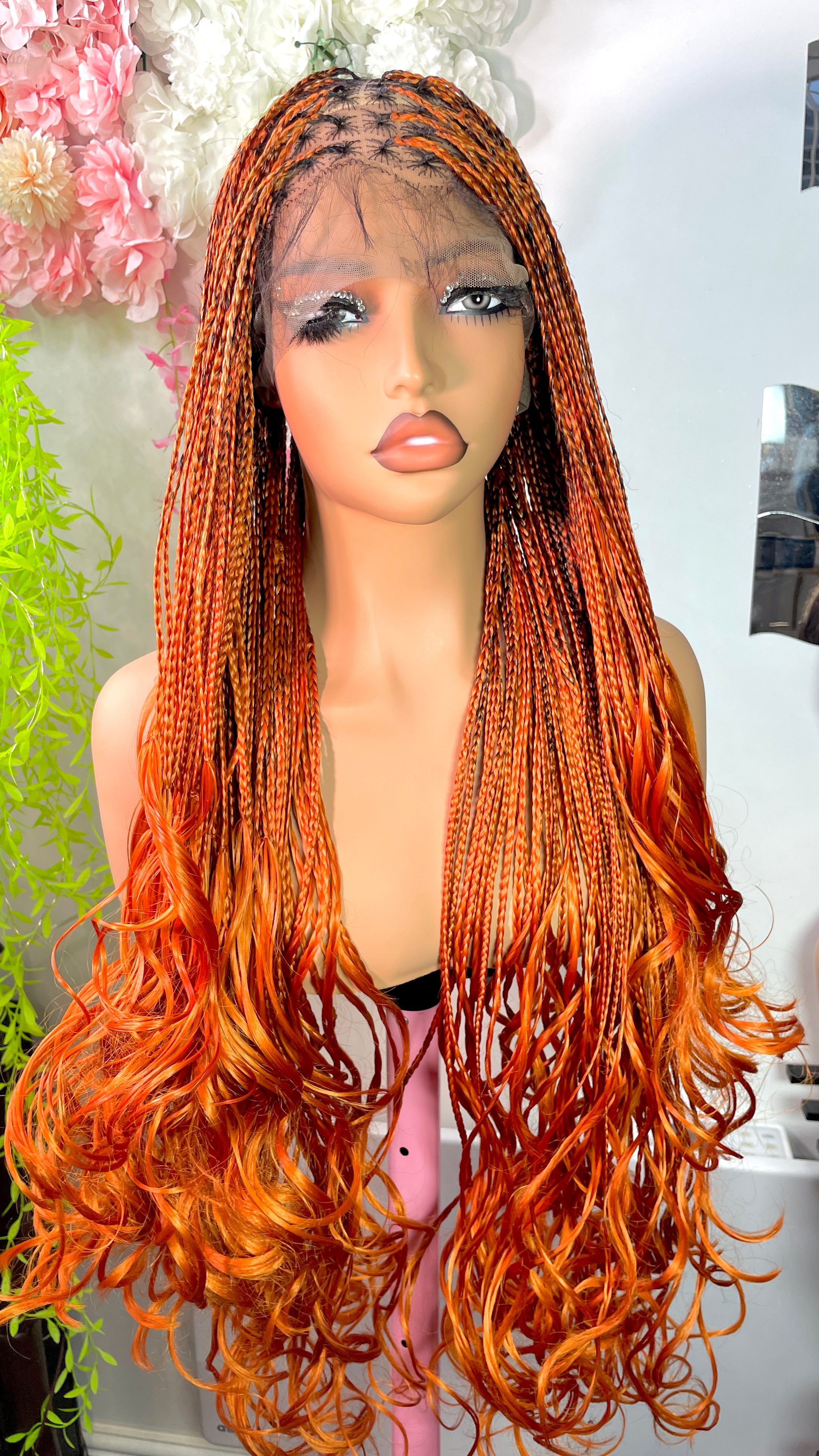 Gluess ready to wear French curls braided wig