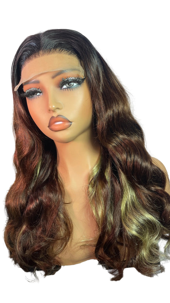 Wig Gina 100% human hair body bounce