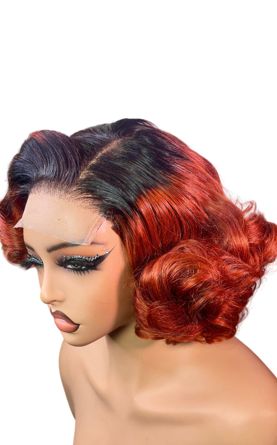 Wig Beauty 100% human hair Short Bouncy wig
