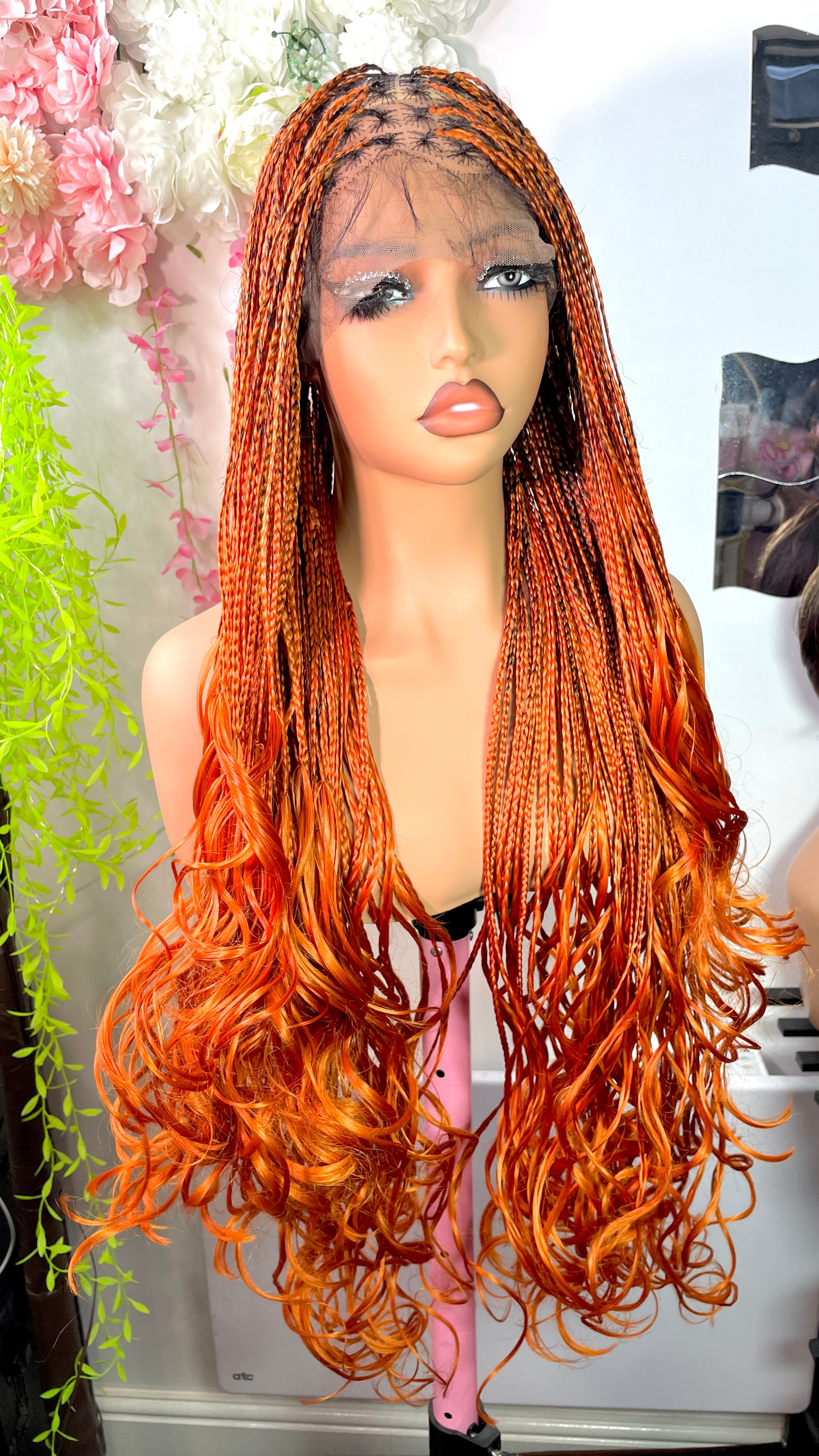 Gluess ready to wear French curls braided wig