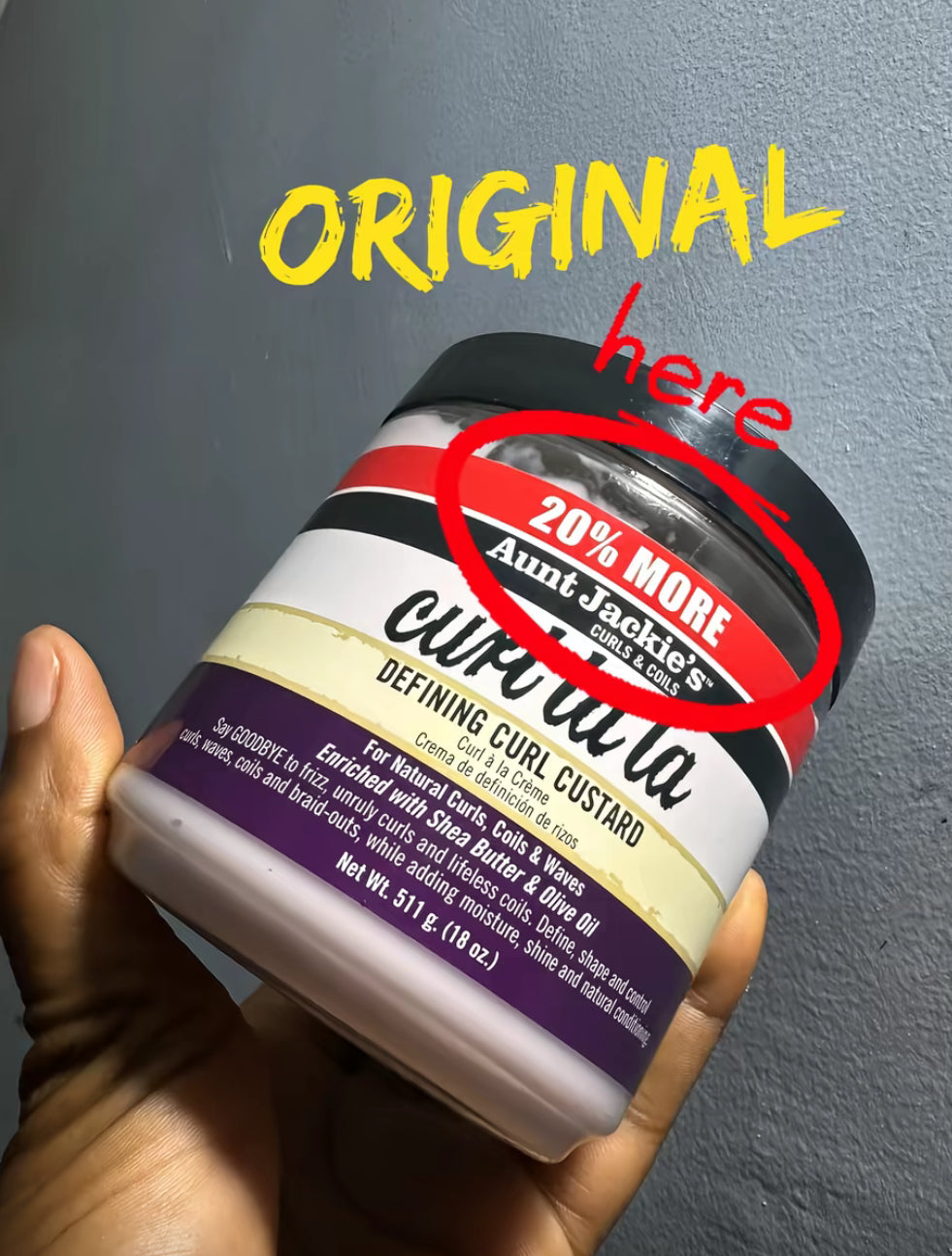 511g curl la la Redifining cream