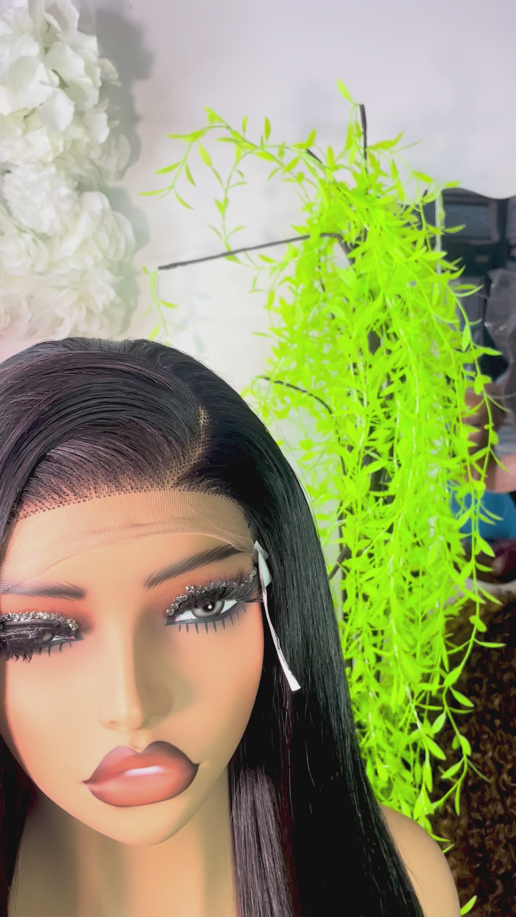 Wig Gloria 20 inches veitnamese Donor bone straight