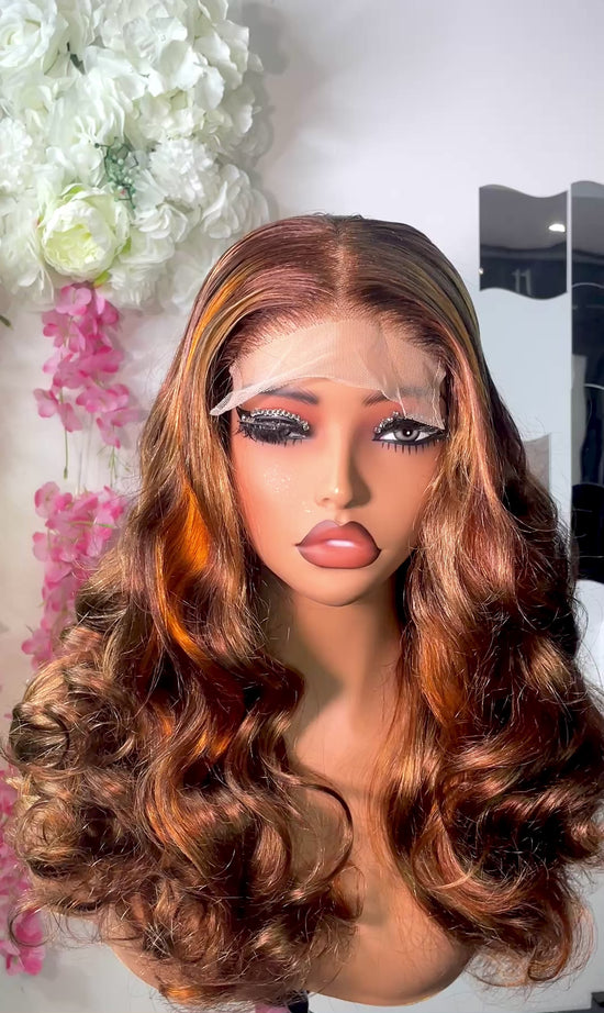 Wig Lollar 100% human hair bounce wig