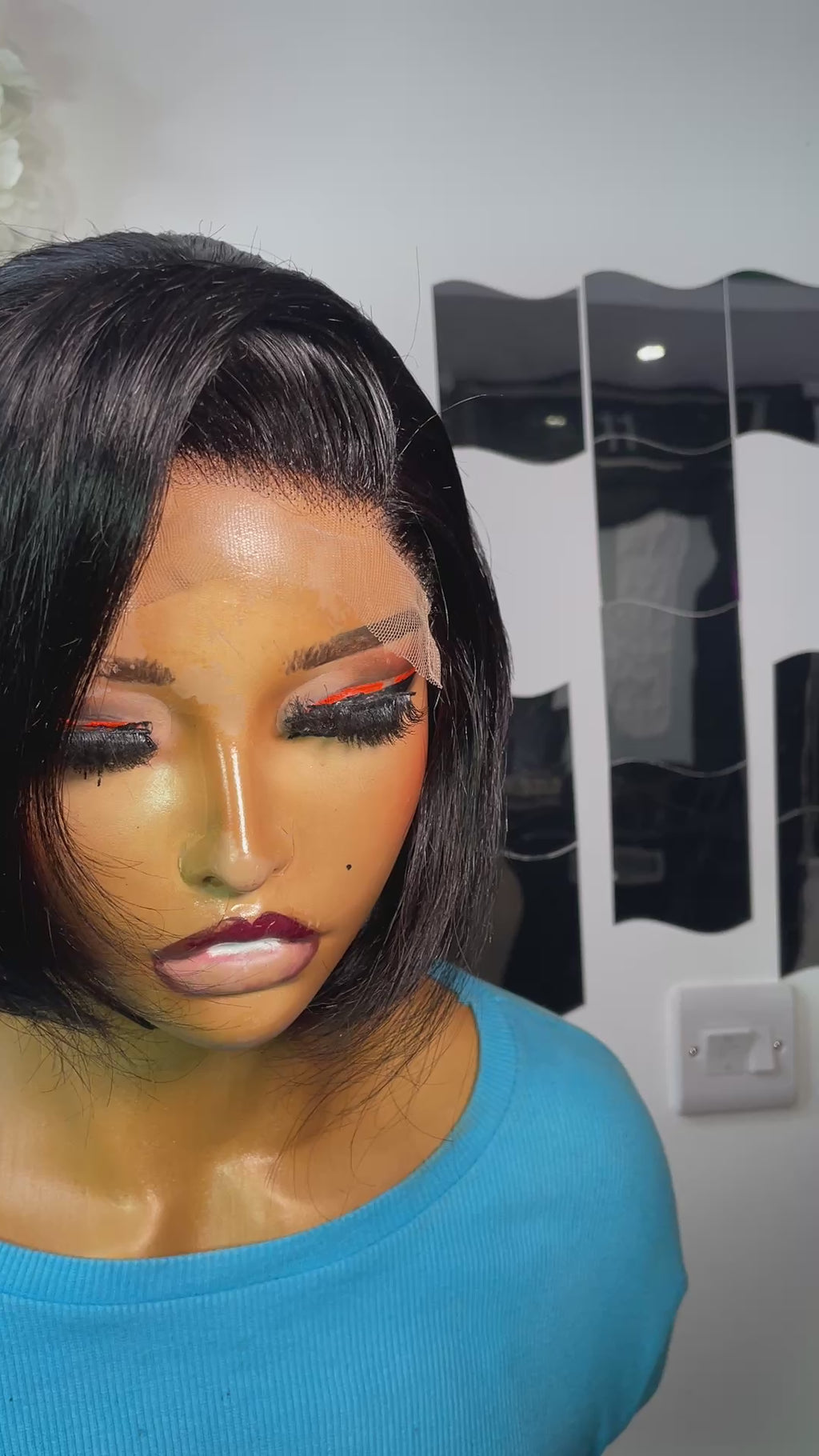 Tiara 100% human hair short combo wigs