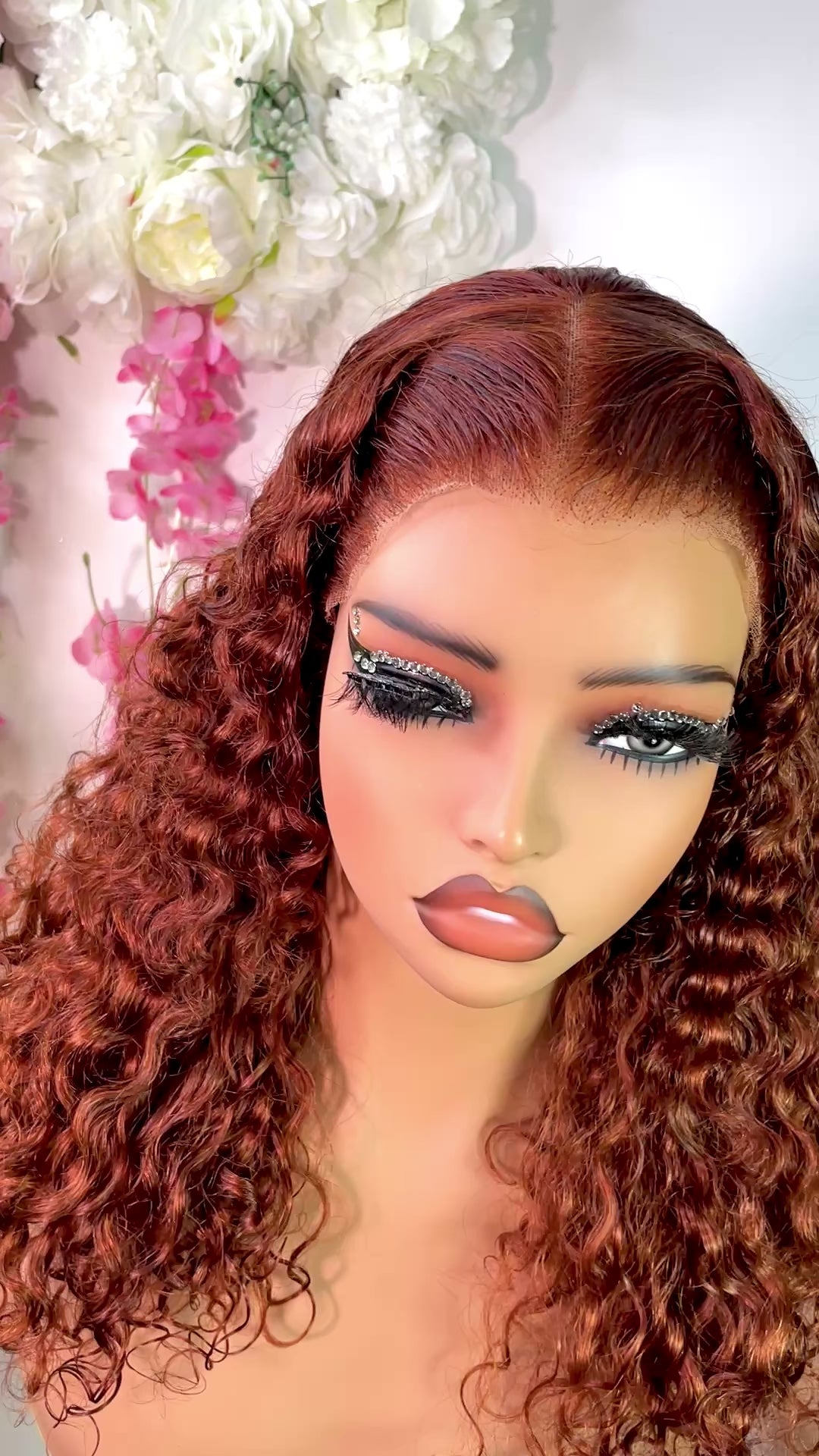 Wig Ashley water Curls 100% human hair