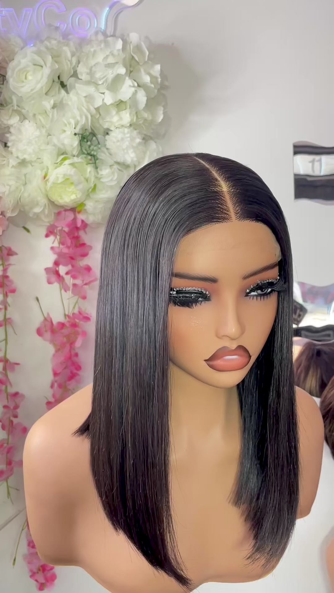 Wig Emily Single donor Bone straight