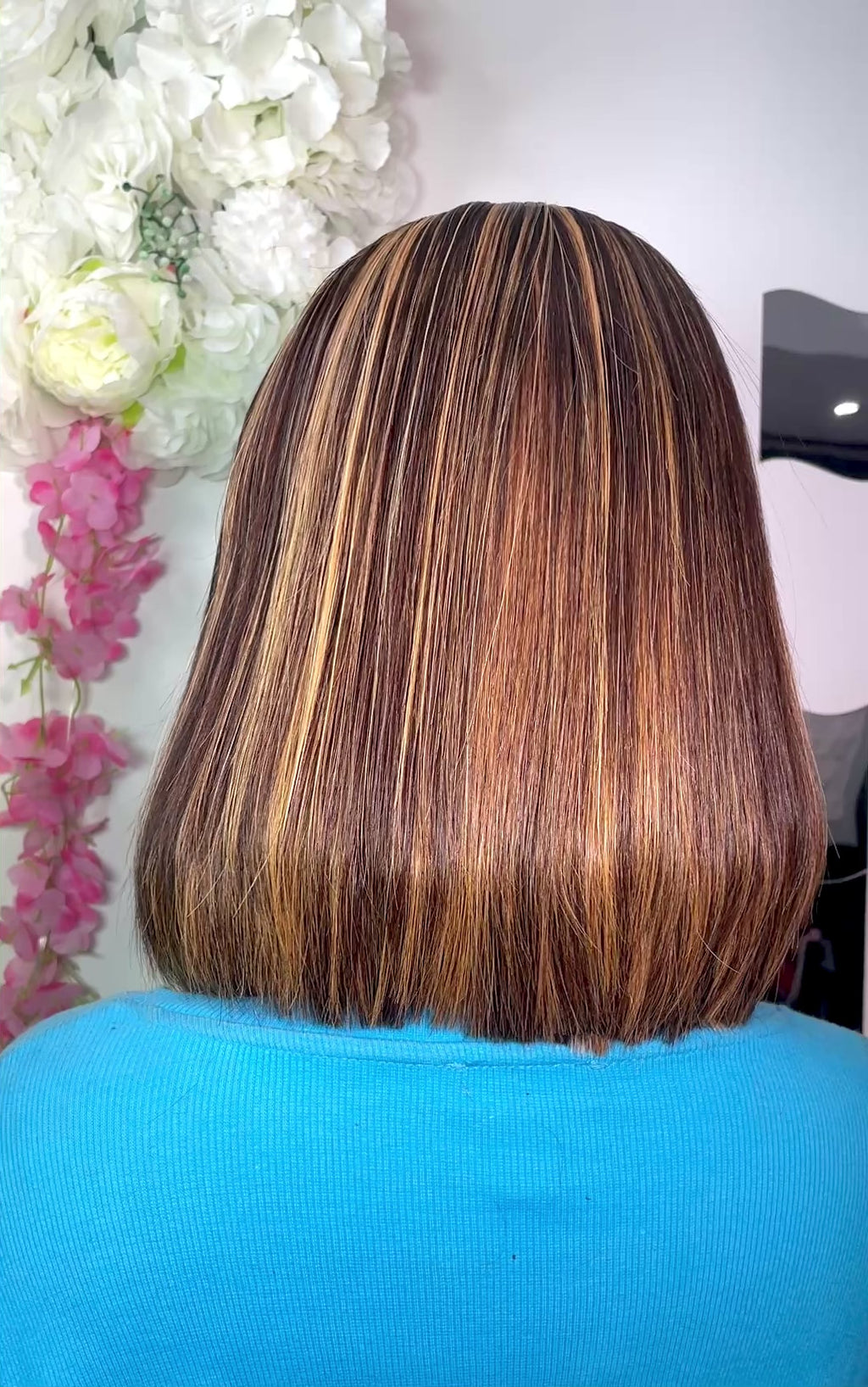 Wig Abbies veitnamese donor bone straight