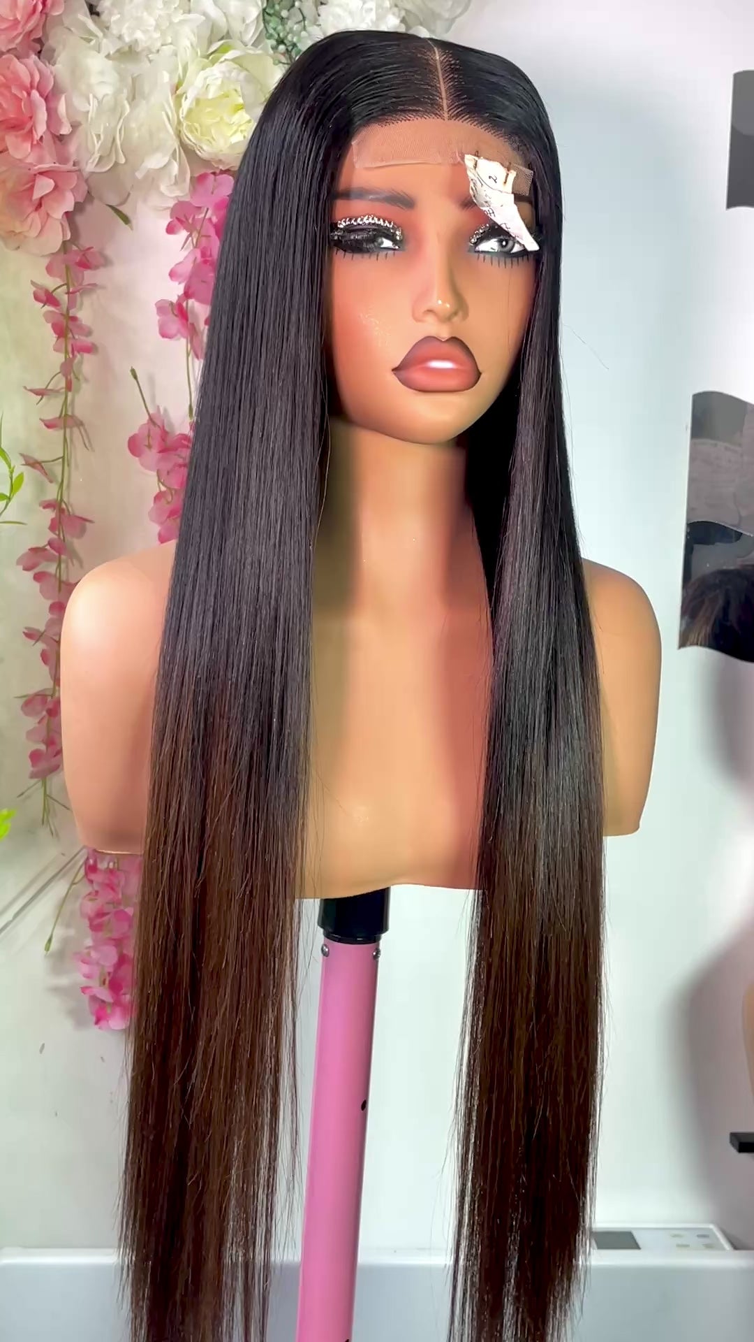 Wig Teefah 26 inches single donor Vietnamese bone straight