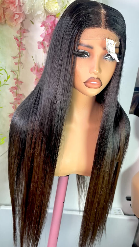 Wig Teefah 26 inches single donor Vietnamese bone straight