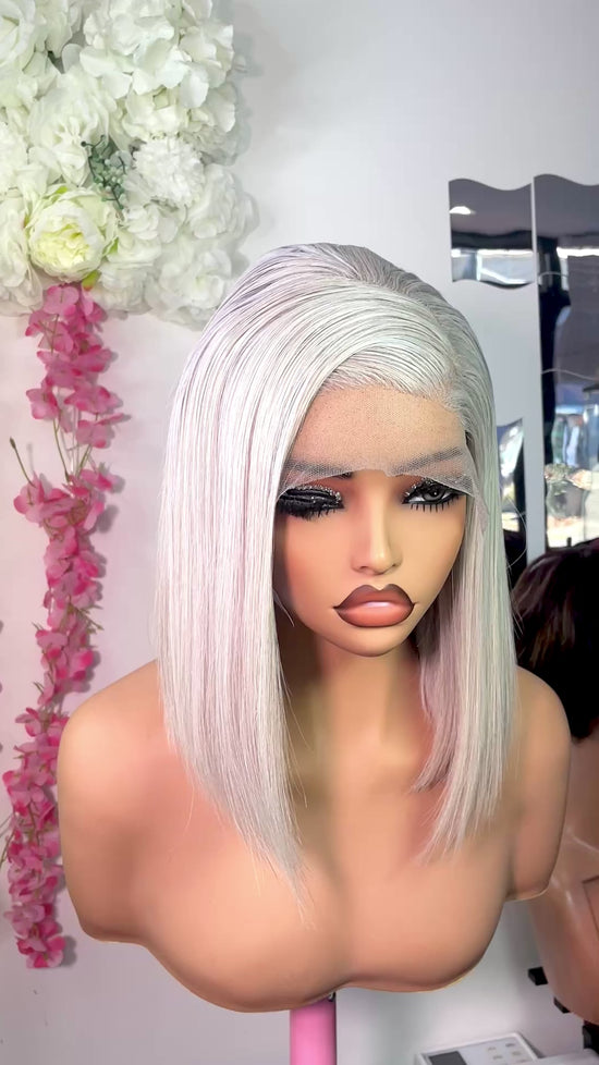 Wig Avee 10 Inches Bone Straight Human Hair